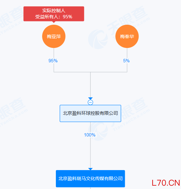 盈科斑马股权结构 图片来源：天眼查截图