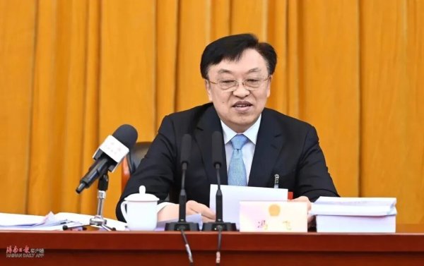 省委书记、省长，会见霍震霆一行