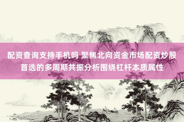 配资查询支持手机吗 聚焦北向资金市场配资炒股首选的多周期共振分析围绕杠杆本质属性